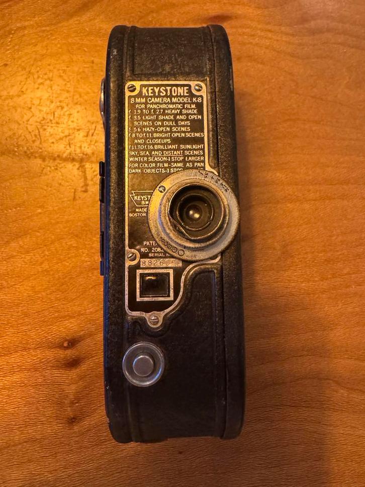 Vintage Keystone K-8 Camera, Audio, Tv en Foto, Videocamera's Analoog, Camera, 8mm, Ophalen of Verzenden