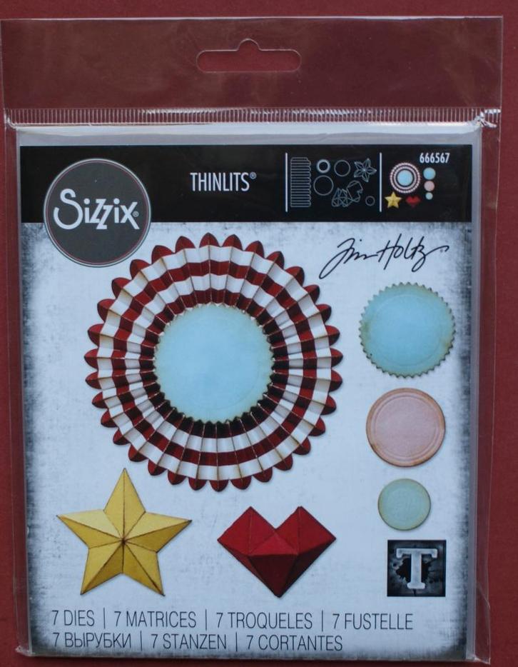 Leuke Tim Holtz Sizzix Thinlits, diverse soorten, Hobby en Vrije tijd, Scrapbooking, Nieuw, Frame of Mal, Sizzix, Verzenden