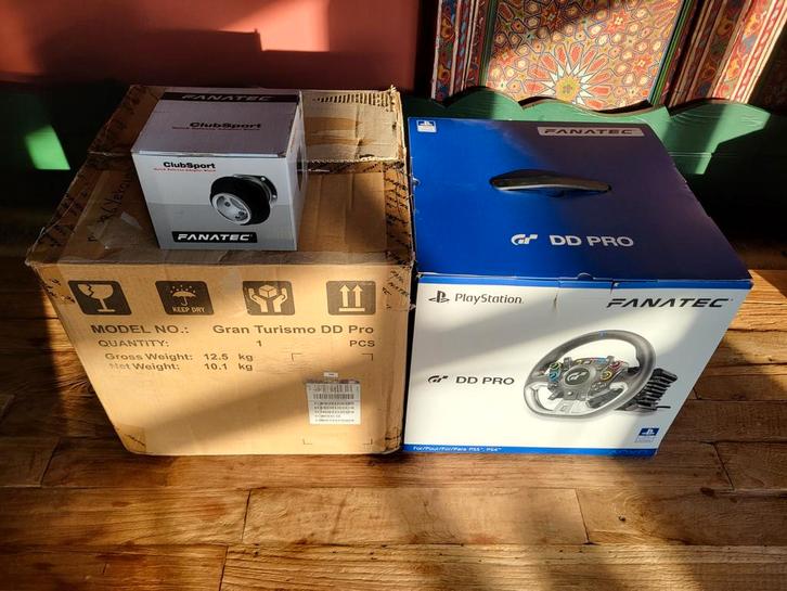 Fanatec GT DD PRO 8Nm Gran Turismo set + upgrades / extra's, Computers en Software, Joysticks, Zo goed als nieuw, Ophalen of Verzenden