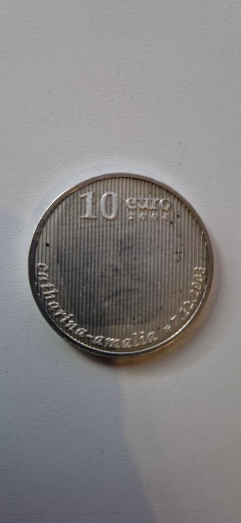 2004 Geboortemunt 10 Euro Zilver, Postzegels en Munten, Munten | Nederland, Koningin Beatrix, Euro's, Ophalen of Verzenden, Losse munt