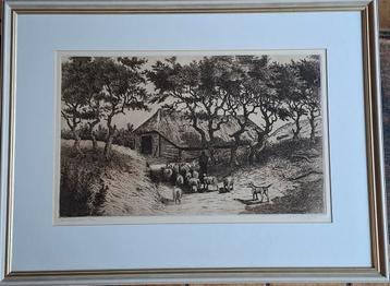 Cor van der Woerd (1901-1994), De Schaapskooi.  beschikbaar voor biedingen
