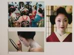 3 Japanse Museum ansichtkaarten geisha, Ophalen of Verzenden, 1980 tot heden, Ongelopen, Cultuur en Media