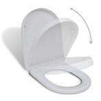 Toiletbril toilet zitting softclose wcbril wit GRATIS BZRGD, Huis en Inrichting, Verzenden, Nieuw, Wit, Overige typen