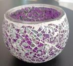 2-Waxinelichthouder/Mozaiek, Overige materialen, Gebruikt, Overige kleuren, Ophalen of Verzenden