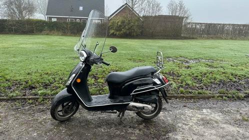 Sym fiddle 2 / 2019 / 7100 km / brom, Fietsen en Brommers, Scooters | Kymco, Zo goed als nieuw, Overige modellen, Maximaal 45 km/u