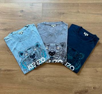 3x Kenzo T-Shirts Size S in the colours Blue and Grey!