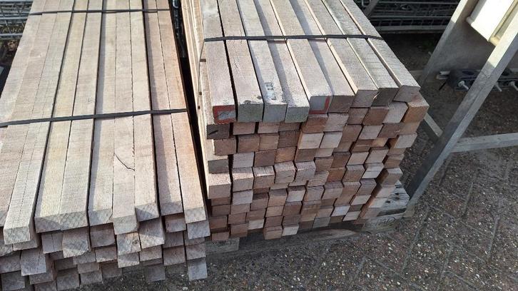 Massaranduba Hardhout paal palen 40 x 40 mm 1 meter lang, Tuin en Terras, Palen, Balken en Planken, Nieuw, Palen, Minder dan 180 cm