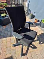 Burostoel verrijdbaar en verstelbaar, Ophalen, Zwart