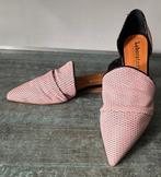 Laboratorio. Elegante roze leren zomerschoenen. Mt 37 1/2., Schoenen met lage hakken, Ophalen of Verzenden, Zo goed als nieuw