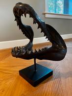 Bronzen Mako Shark Jaws, Antiek en Kunst, Kunst | Beelden en Houtsnijwerken, Ophalen of Verzenden