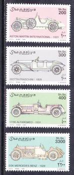 Somalie 1999 pf mi 758 - 761 auto 's, Verzenden, Postfris, Auto's