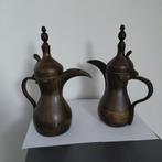 Authentieke Arabische Koffiekannen, Antiek en Kunst, Antiek | Koper en Brons, Ophalen, Koper