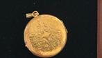 Vintage goud doublé medaillon, Sieraden, Tassen en Uiterlijk, Antieke sieraden, Verzenden, Overige materialen, Hanger, Verguld