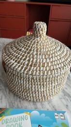 Gevlochten mand, Mand, Rond, Ophalen of Verzenden, Zo goed als nieuw