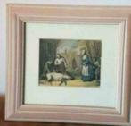 2 oude gravures Jacob Cats varken slager boter karnton 1862, Ophalen