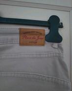Mooie creme wit lange broek Place du your Vintage Demin 42, Wit, Maat 42/44 (L), Ophalen of Verzenden, Lang