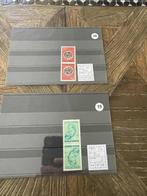 postzegels Indonesie tete a tete  op kaart (19-20), Ophalen of Verzenden, Zuidoost-Azië