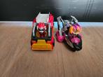2 Mighty Paw Patrol voertuigen, Ophalen of Verzenden, Zo goed als nieuw