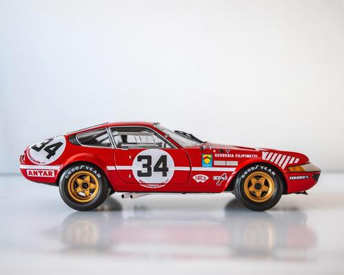 1 of 1! Kyosho Ferrari Daytona 365 GTB4 Competizione UNIEK!, Hobby en Vrije tijd, Modelauto's | 1:18, Zo goed als nieuw, Kyosho