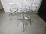 Fasem Ergo Transparante Stoelen - 4 stuks, gebruikt, Ophalen, Gebruikt, Overige kleuren, Vier
