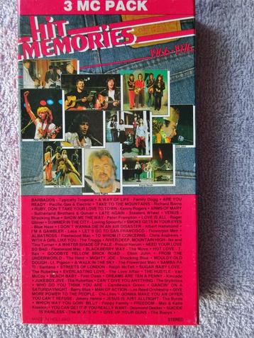  3 MCs..Various  -  Hit Memories 1966-1976 beschikbaar voor biedingen