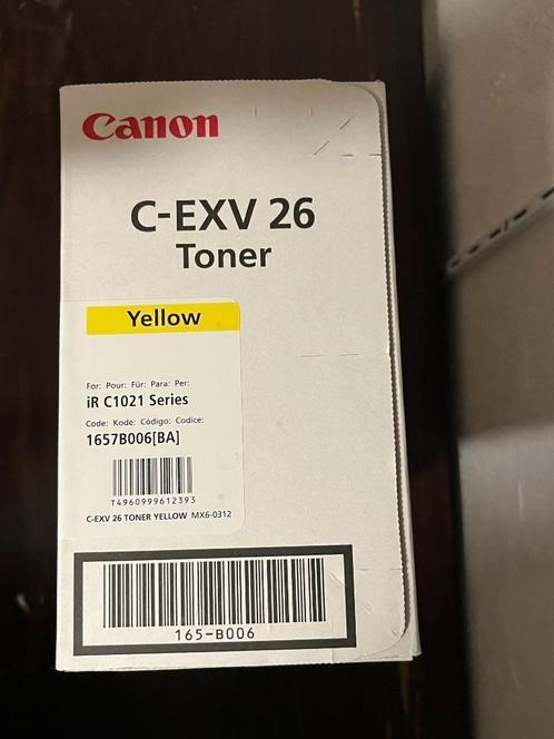 Canon C-EXV 26 toner Geel (Yellow) - nieuw in doos, Computers en Software, Printerbenodigdheden, Nieuw, Toner, Ophalen of Verzenden