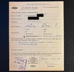 Aangifte verloren bagage station Wormerveer (1959), Verzamelen, Ophalen of Verzenden, Gebruikt, Trein