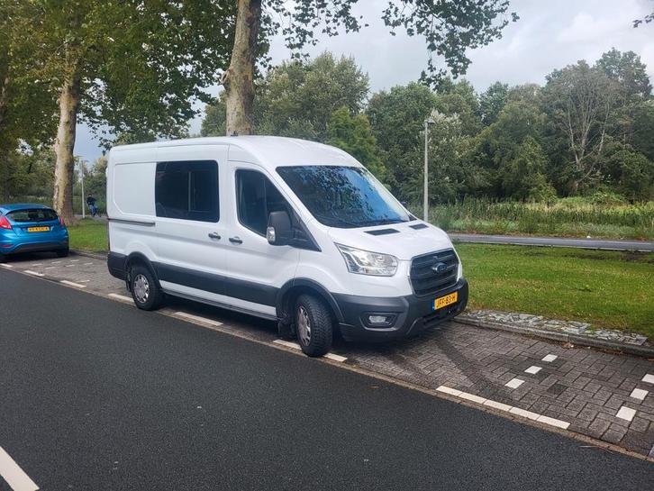 Bus camper Ford Transit. Airco, 2020, 130pk. Eiuro 6 Emissie, Caravans en Kamperen, Campers, Particulier, tot en met 2, Buscamper of Camperbus