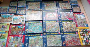 22 Puzzels WasGij,Thats Life,Jan van Haasteren, Ravensburger beschikbaar voor biedingen