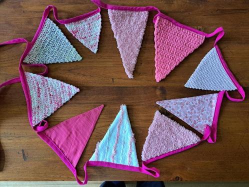 Unieke rose vlaggetjes slinger, Hobby en Vrije tijd, Feestartikelen, Nieuw, Versiering, Overige, Ophalen of Verzenden