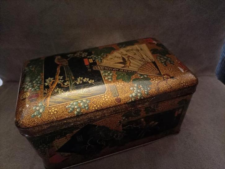 Vintage Chinees Blik, Verzamelen, Blikken, Gebruikt, Ophalen of Verzenden