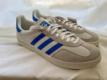 Adidas Gazelle Indoor Sneakers, blauw/wit, leer, NIEUW beschikbaar voor biedingen