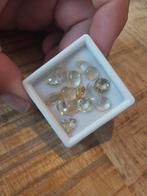 Mix van cabochon en facet geslepen citrien, Ophalen of Verzenden, Zo goed als nieuw