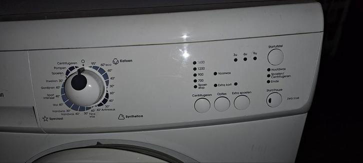 Zanussi zwg 5156 6kg wasmachine, Witgoed en Apparatuur, Wasmachines, Gebruikt, Voorlader, 4 tot 6 kg, 85 tot 90 cm, 1600 toeren of meer