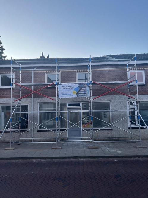 Rolsteiger huren - steiger verhuur - kamersteiger te huur, Doe-het-zelf en Verbouw, Steigers, Zo goed als nieuw, Rolsteiger of Kamersteiger