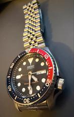 Seiko skx009k, Zwart, IOS, Ophalen of Verzenden, Zo goed als nieuw