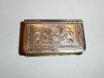 Doosje Zilver Zwavelstokdoosje Snuifdoosje Biedermeier, Verzenden, Zilver