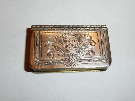 Doosje Zilver Zwavelstokdoosje Snuifdoosje Biedermeier, Antiek en Kunst, Antiek | Goud en Zilver, Zilver, Verzenden