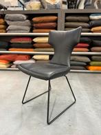 Showmodel Leolux Callas Eetkamerstoel zwart leer Stoel, Huis en Inrichting, Stoelen, Leolux, Zwart, Nieuw, Leer