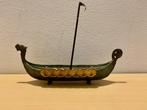 Bronzen vikingschip, Ophalen of Verzenden, Zo goed als nieuw, Zeilboot, Schaalmodel