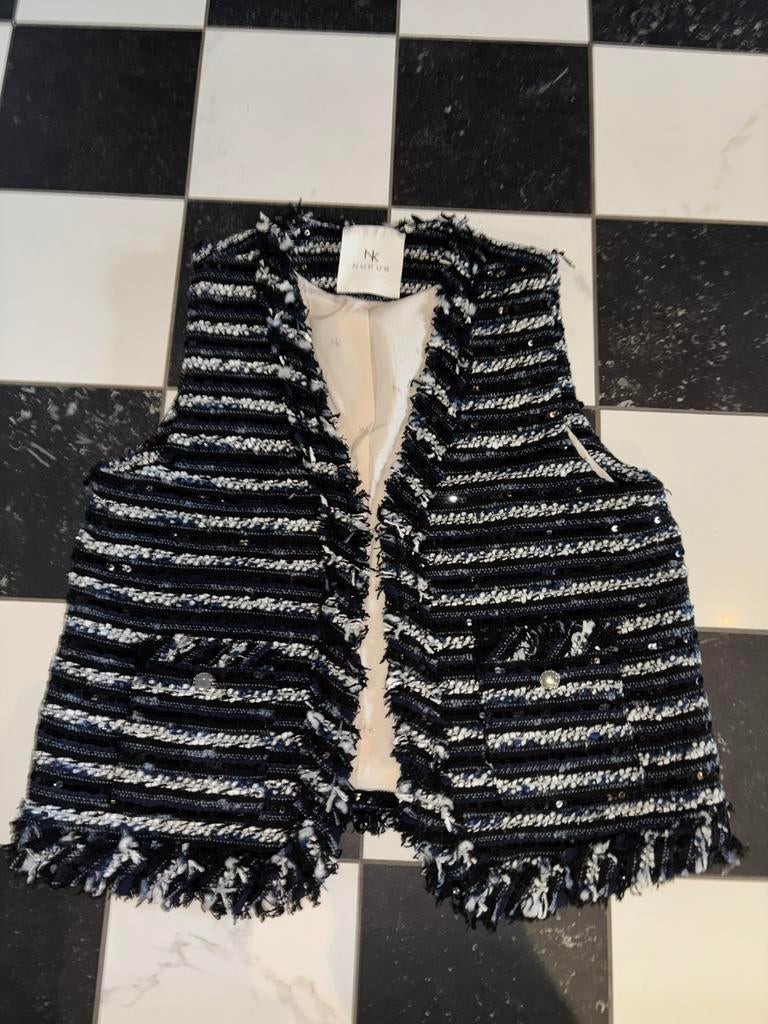 Nieuw Nukus gilet L, Maat 38/40 (M), Blauw, Nieuw, Ophalen of Verzenden