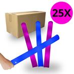 25x LED Foam Sticks, Blauw & Paars, Unieke Mix!, Lichtstaaf, Hobby en Vrije tijd, Feestartikelen, Ophalen of Verzenden, Nieuw