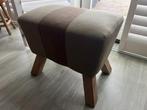 hocker voetenbank bok stijl zgan, Minder dan 50 cm, Klassiek, 50 tot 75 cm, Zo goed als nieuw