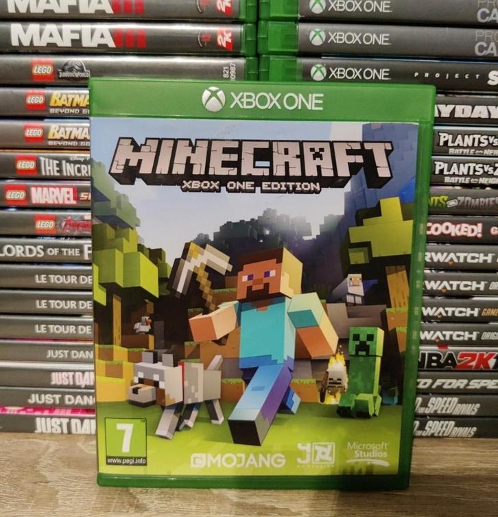 Minecraft Xbox one, Spelcomputers en Games, Games | Xbox One, Zo goed als nieuw, Avontuur en Actie, 1 speler, Vanaf 3 jaar, Ophalen of Verzenden