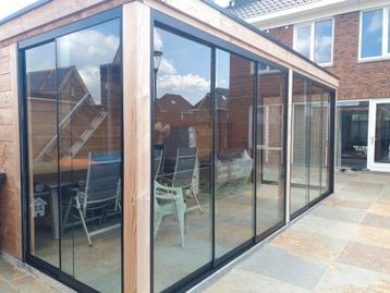 Glazen schuifwanden Glazen wand Glazenschuifwand  beschikbaar voor biedingen