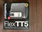 Pocketwizard Flex TT5 voor Canon, Audio, Tv en Foto, Fotografie | Flitsers, Canon, Ophalen of Verzenden, Zo goed als nieuw