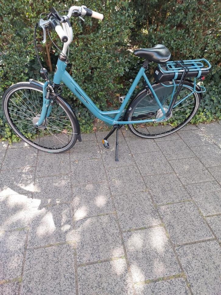 Batavus Elektrische Damesfiets - Blauw, Fietsen en Brommers, Fietsen | Dames | Damesfietsen, Gebruikt, Batavus, 56 cm of meer