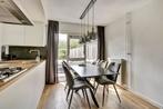 Rechthoekige eettafel met x poot, Huis en Inrichting, Tafels | Eettafels, Ophalen, 50 tot 100 cm, Zo goed als nieuw, Vijf personen of meer