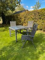 Hartman Tuinset: Tafel + 3 Verstelbare Stoelen, Tuin en Terras, Ophalen, Kunststof, Gebruikt, Eettafel