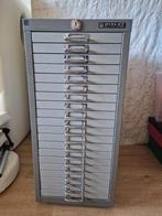 Bisley ladenkast antiek met 20 lades, Ophalen, Gebruikt, 5 laden of meer, 50 tot 100 cm